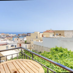 Superior double room. The view from the balcony